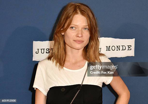 Melanie Thierry attends "Juste La Fin Du Monde" Paris Premiere At MK2 Bibliotheque on September 15, 2016 in Paris, France.