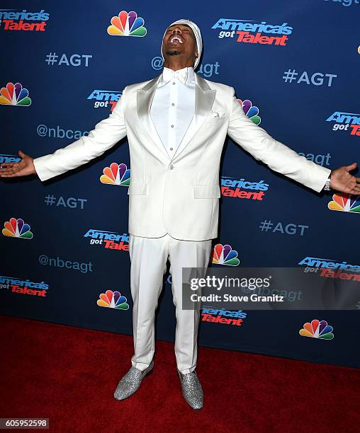 Nick Cannon arrives at the "America's Got Talent" Season 11 Finale Live Show at Dolby Theatre on September 14, 2016 in Hollywood, California.