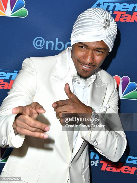 Nick Cannon arrives at the "America's Got Talent" Season 11 Finale Live Show at Dolby Theatre on September 14, 2016 in Hollywood, California.