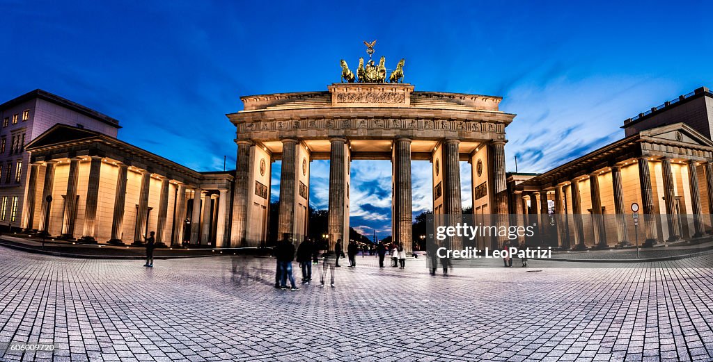 Berlin - Brandenburg Gate at night