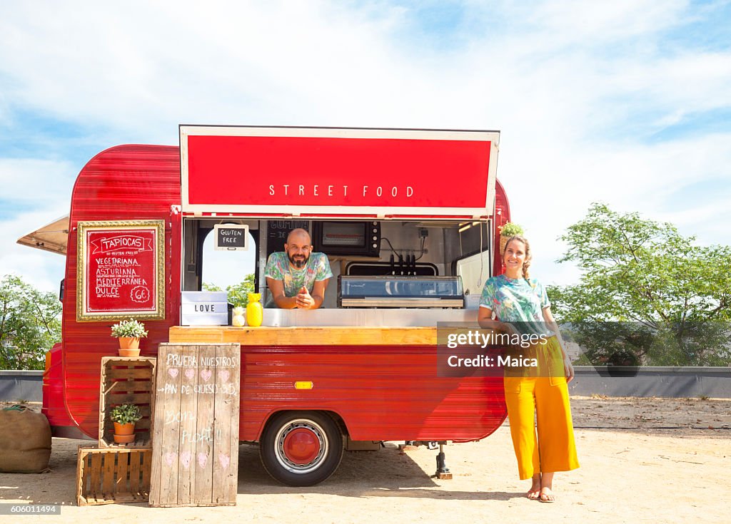 Food truck and owners