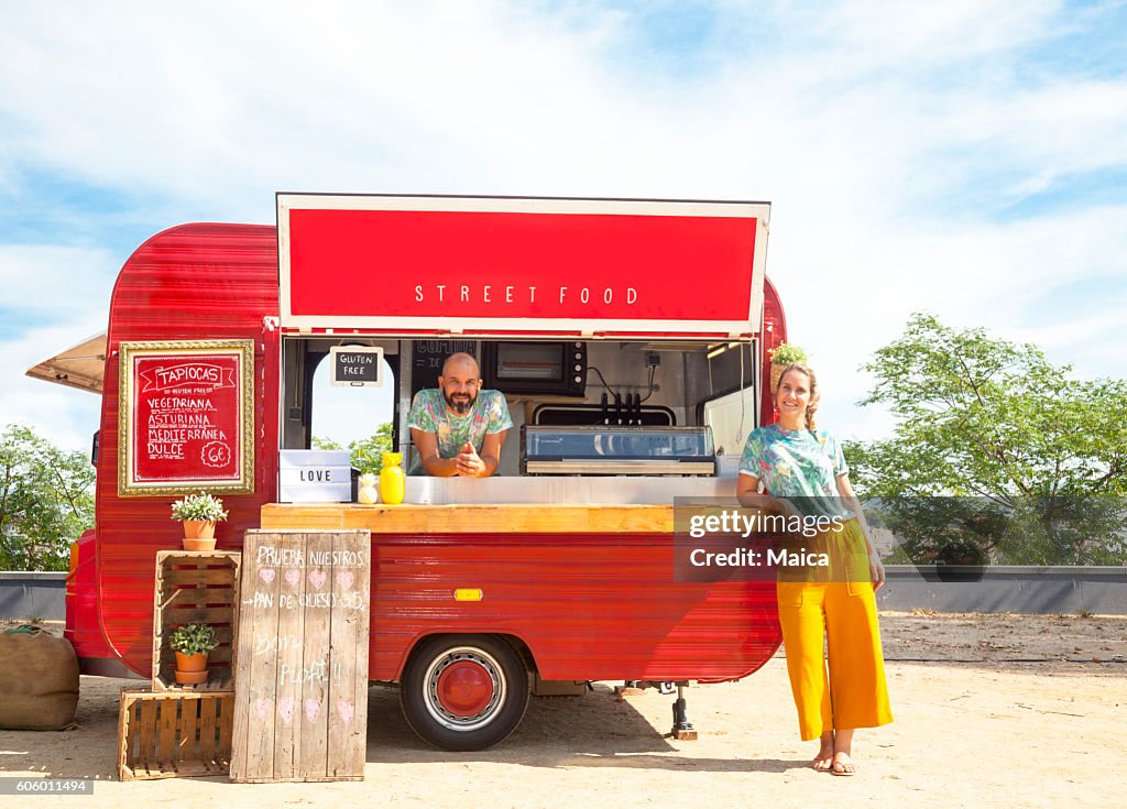 Food truck e proprietários