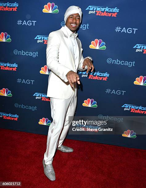 Nick Cannon arrives at the "America's Got Talent" Season 11 Finale Live Show at Dolby Theatre on September 14, 2016 in Hollywood, California.