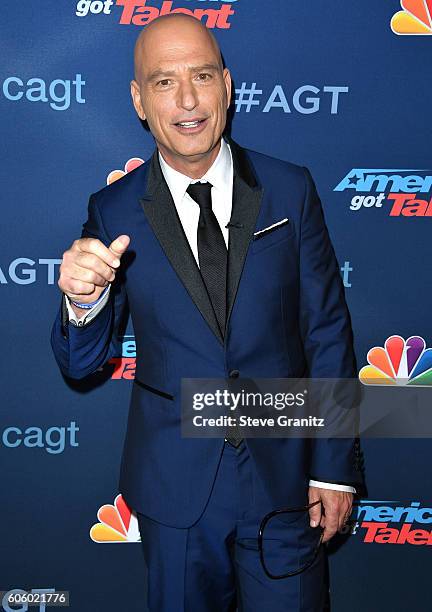 Howie Mandel arrives at the "America's Got Talent" Season 11 Finale Live Show at Dolby Theatre on September 14, 2016 in Hollywood, California.