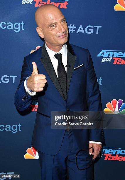 Howie Mandel arrives at the "America's Got Talent" Season 11 Finale Live Show at Dolby Theatre on September 14, 2016 in Hollywood, California.