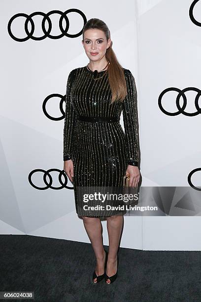 Actress Carly Steel arrives at Audi Celebrates The 68th Emmys at Catch on September 15, 2016 in West Hollywood, California.