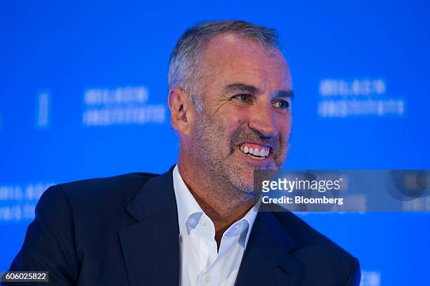Robert Rankin, chief executive officer of Consolidated Press Holdings Ltd., speaks at the Milken Institute Asia Summit in Singapore, on Friday, Sept....