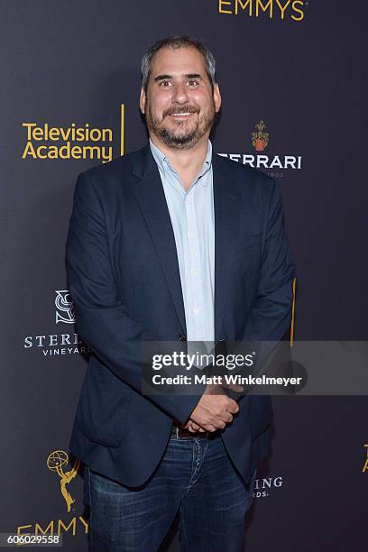 Producer Adam Siegel attends the Television Academy hosts reception for Emmy-Nominated producers at Montage Beverly Hills on September 15, 2016 in...