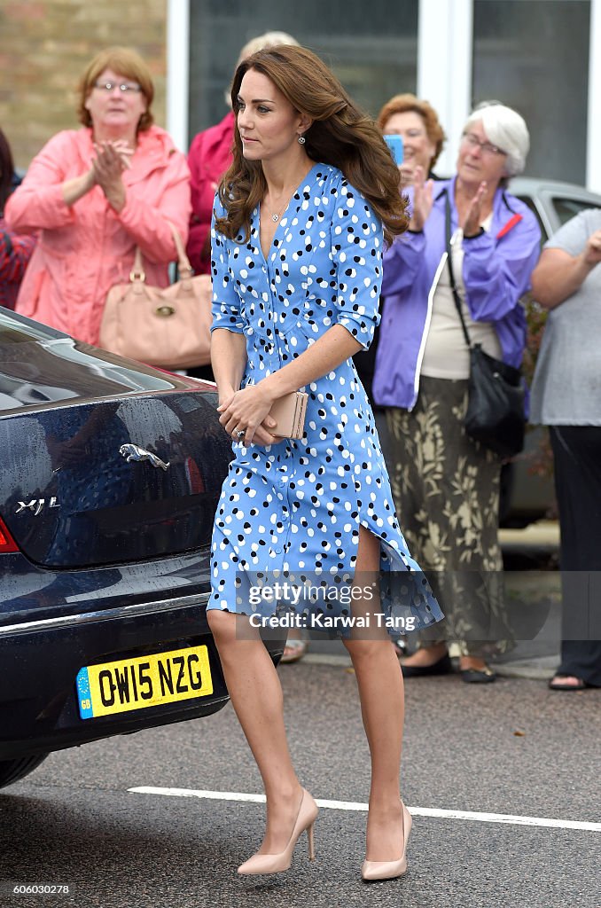 The Duke & Duchess Of Cambridge Visits Stewards Academy With Heads Together