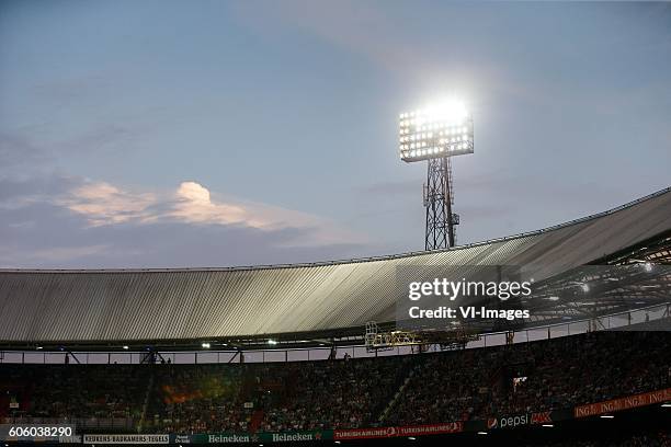 Overview stadium de Kuip of Feyenoord Rotterdam during the Dutch Eredivisie match between Feyenoord Rotterdam and Excelsior Rotterdam at the Kuip on...