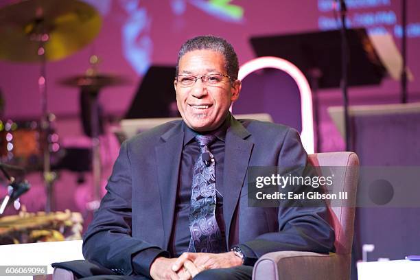 Jazz Drummer Nasar Abadey attends the 31st Anniversary Celebration Jazz Concert at Walter E. Washington Convention Center on September 15, 2016 in...