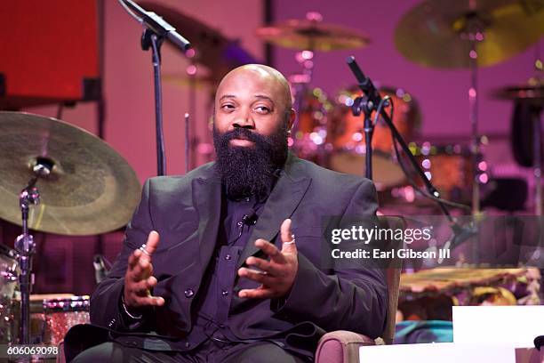 Jazz Musician Allyn Johnson attends the 31st Anniversary Celebration Jazz Concert at Walter E. Washington Convention Center on September 15, 2016 in...