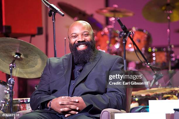 Jazz Musician Allyn Johnson attends the 31st Anniversary Celebration Jazz Concert at Walter E. Washington Convention Center on September 15, 2016 in...