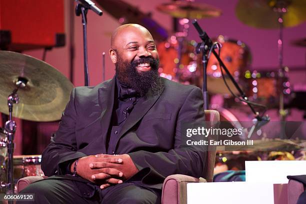 Jazz Musician Allyn Johnson attends the 31st Anniversary Celebration Jazz Concert at Walter E. Washington Convention Center on September 15, 2016 in...