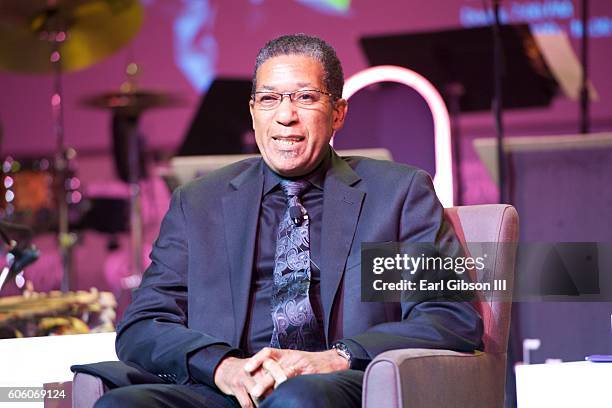 Jazz Drummer Nasar Abadey attends the 31st Anniversary Celebration Jazz Concert at Walter E. Washington Convention Center on September 15, 2016 in...