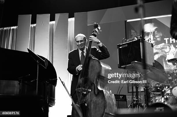 Jazz bassist Larry Ridley performs at the 31st Anniversary Celebration Jazz Concert at Walter E. Washington Convention Center on September 15, 2016...