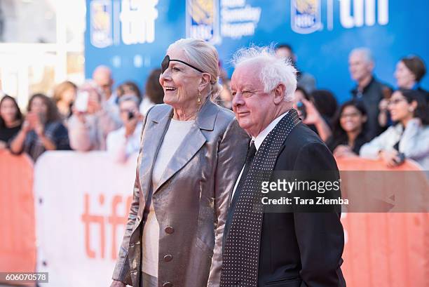 Actress Vanessa Redgrave and director Jim Sheridan attend the premiere for "The Secret Scripture" during the 2016 Toronto International Film Festival...