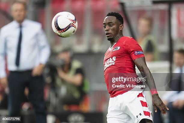 Ridgeciano Haps of AZ Alkmaar during the UEFA Europa League group D match between AZ Alkmaar and Dundalk FC on September 15, 2016 at the AFAS stadium...