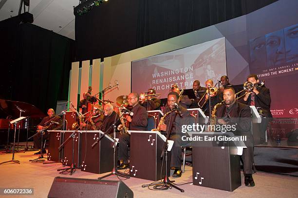 The Washington Renaissance Orchestra performs at the 31st Anniversary Celebration Jazz Concert at Walter E. Washington Convention Center on September...