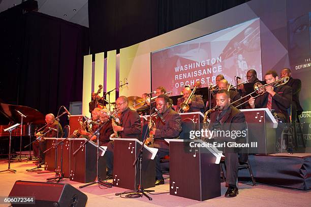 The Washington Renaissance Orchestra performs at the 31st Anniversary Celebration Jazz Concert at Walter E. Washington Convention Center on September...