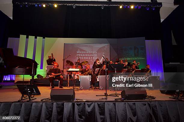 The Washington Renaissance Orchestra performs at the 31st Anniversary Celebration Jazz Concert at Walter E. Washington Convention Center on September...