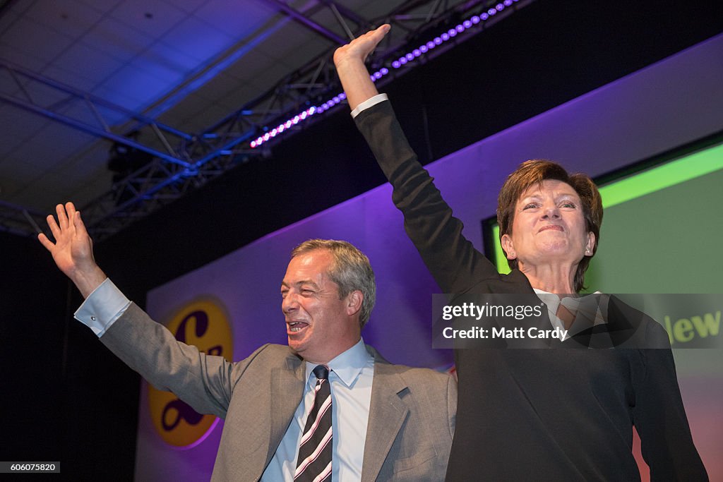 UKIP Announce Their New Leader At Party Conference