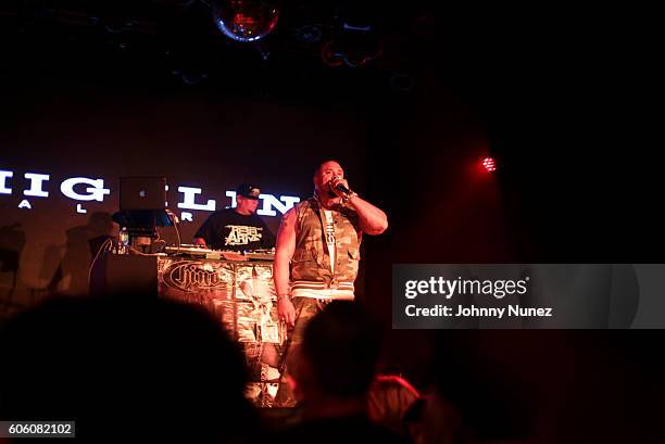 Chino XL performs at Highline Ballroom on September 15, 2016 in New York City.