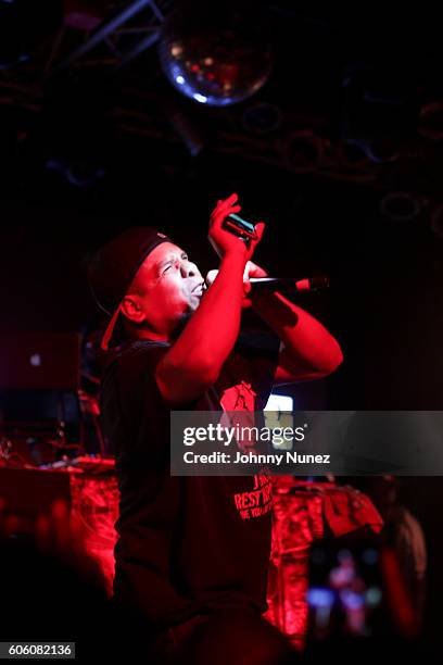 Immortal Technique performs at Highline Ballroom on September 15, 2016 in New York City.