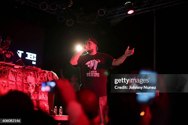 Immortal Technique performs at Highline Ballroom on September 15, 2016 in New York City.