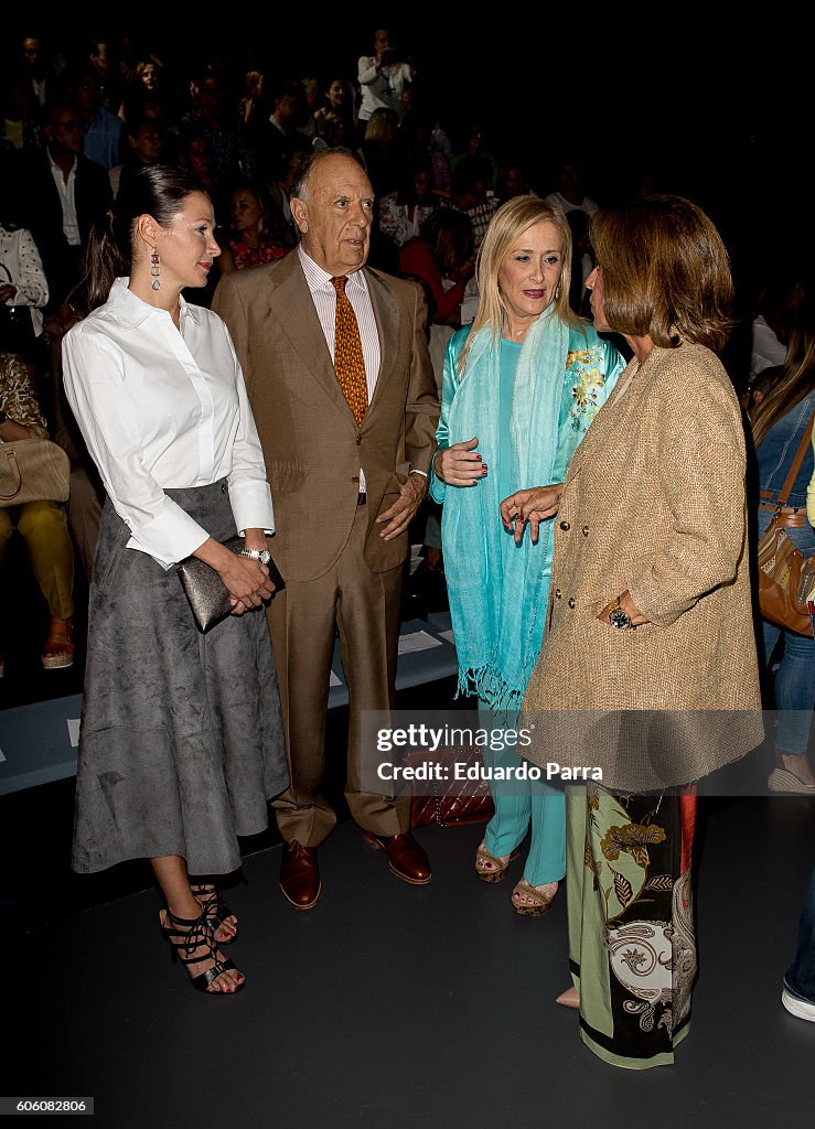 Mercedes-Benz Fashion Week Madrid Spring/Summer 2017 - Celebrities - Day 1