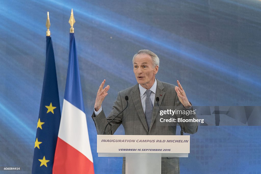 Michelin & Cie. Chief Executive Officer Jean-Dominique Senard Opens New R&D Campus