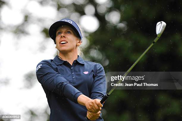 Pernilla LINDBERG of Sweden during the day one of Women Evian Masters 2016 on September 15, 2016 in Evian-les-Bains, France.