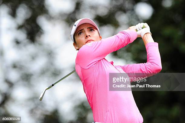 Gaby LOPEZ of Mexico during the day one of Women Evian Masters 2016 on September 15, 2016 in Evian-les-Bains, France.