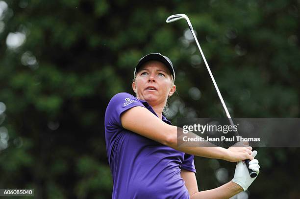 Alena SHARP of Canada during the day one of Women Evian Masters 2016 on September 15, 2016 in Evian-les-Bains, France.