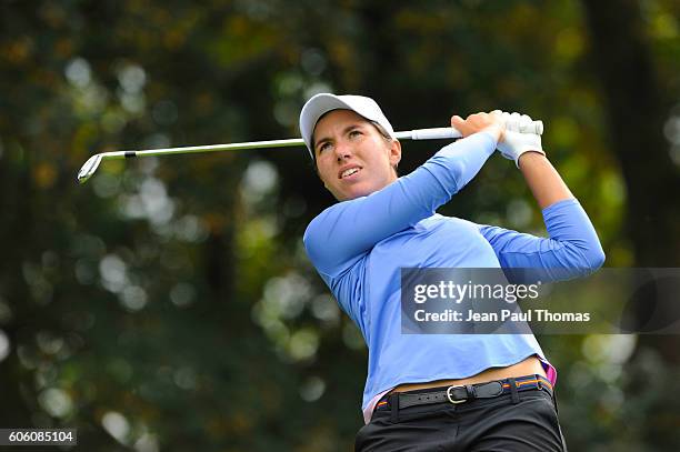 Carlota CIGANDA of Spain during the day one of Women Evian Masters 2016 on September 15, 2016 in Evian-les-Bains, France.