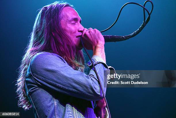 Musician Brandon Boyd of the band Incubus performs onstage during Petty Fest 2016 at The Fonda Theatre on September 13, 2016 in Los Angeles,...