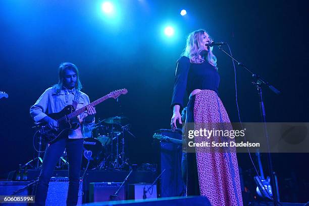 Singer Adriel Denae performs onstage during Petty Fest 2016 at The Fonda Theatre on September 13, 2016 in Los Angeles, California.