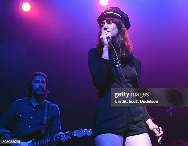 Singer Nikki Lane performs onstage during Petty Fest 2016 at The Fonda Theatre on September 13, 2016 in Los Angeles, California.