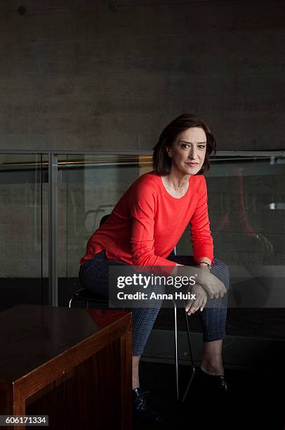 Actor Haydn Gwynne is photographed for the Telegraph on April 21, 2016 in London, England.