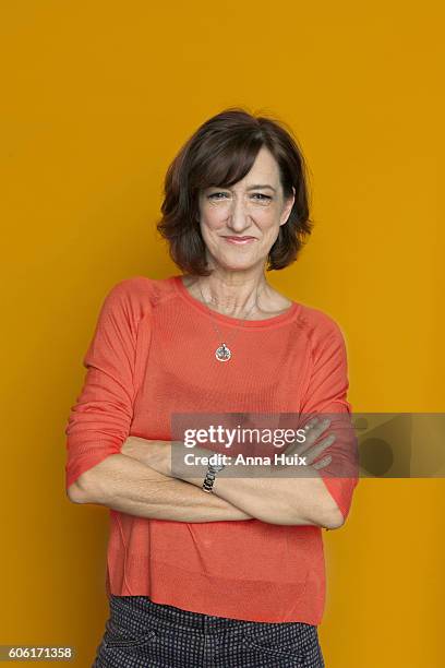 Actor Haydn Gwynne is photographed for the Telegraph on April 21, 2016 in London, England.