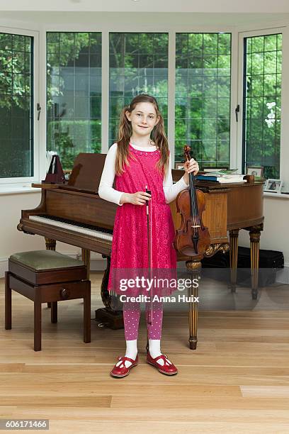 Composer and musical prodigy Alma Deutscher is photographed for the Telegraph on May 31, 2016 in Dorking, England.