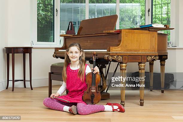 Composer and musical prodigy Alma Deutscher is photographed for the Telegraph on May 31, 2016 in Dorking, England.