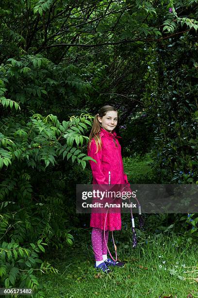 Composer and musical prodigy Alma Deutscher is photographed for the Telegraph on May 31, 2016 in Dorking, England.