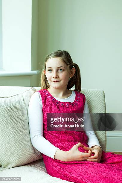 Composer and musical prodigy Alma Deutscher is photographed for the Telegraph on May 31, 2016 in Dorking, England.
