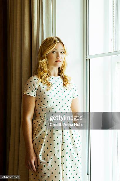 Actor Julia Stiles is photographed for the Telegraph on July 11, 2016 in London, England.