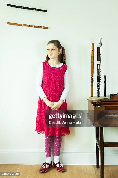 Composer and musical prodigy Alma Deutscher is photographed for the Telegraph on May 31, 2016 in Dorking, England.