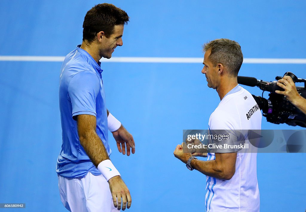 Great Britain v Argentina: Davis Cup Semi Final 2016 - Day One