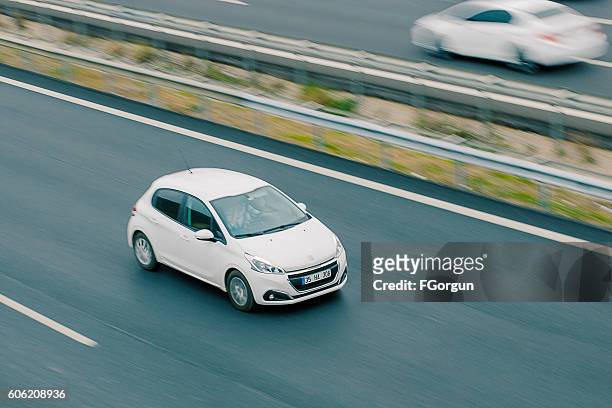 peugeot 208 - peugeot stock pictures, royalty-free photos & images