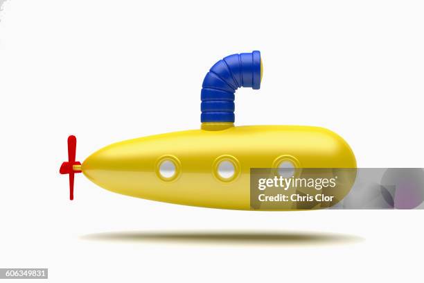 close up of submarine toy - submarine stock pictures, royalty-free photos & images