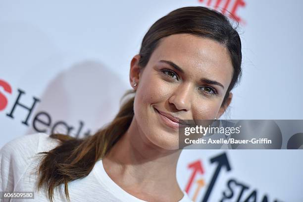 Actress Odette Annable attends Hollywood Unites for the 5th Biennial Stand Up To Cancer , A Program of The Entertainment Industry Foundation at Walt...